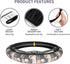 Cat Steering Wheel Cover Auto Steering Wheel Protector 15 inch Fit Auto SUV Vans Trucks...