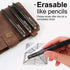 Vanstek 18 Black Retractable Erasable Gel Pens Clicker, Fine Point(0.7), Make Mistakes Disappear, Premium Comfort Grip, Black Ink for Planners, No...