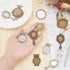 SUNNYCLUE 24Pcs DIY 12 Sets Pendant Bezel Blanks Cabochon Base Setting Bezel Frame Pendant Tray Vintage Owl Cabochon Blanks Mirror Shaped Cabochon...