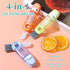 Cup Lid Gap Cleaning Brush, 3 in 1 Multifunctional Insulation Bottle Cleaning Tools Silicone Gap Cup Rim Brush for Bottle Gap Tight Spaces Cup Hom...