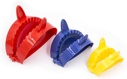 BTaT- Dough Press Set, 3 Pack, Empanada Press, Dough Press, Dumpling Press, Hand Pie Press, Mini Pie Press, Hand Pie Maker, Meat Pie Cutter, Pie P...