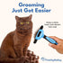 Deshedding Brush For Short Haired Dogs & Cats - Cat and Dog Brush For Shedding Short Hair - Highly Effective Deshedder Grooming Comb...