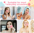 50-Count Heart Shape Compressed Facial Sponges, 100% Natural Cosmetic Spa Sponges for Facial Cleansing for Daily Facial Cleansing, Exfoliating Mas...