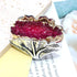 Retro Resin Crystal Stone Cocktail Rings Gothic Hip Hop Punk Crystal Engagement Wedding Statement Rings Uniquely Stylish Jewelry Gifts for Women (...