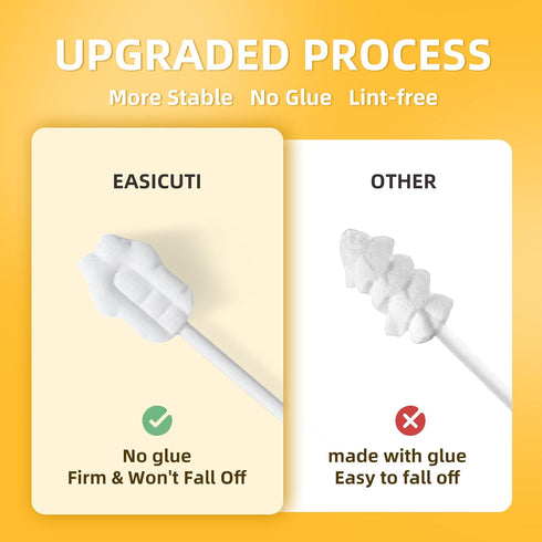EASICUTI Upgrade Baby Tongue Cleaner, 52PCS Newborn Baby Toothbrush, Baby Oral Cleaner, Disposable Infant Toothbrush Baby Mouth Cleaner, Gum Clean...