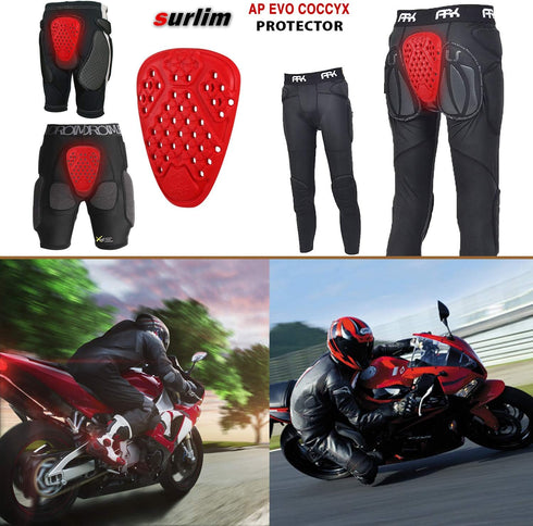 Coccyx Protector CE Insert Armor Motorcycle Pants Replacement Pads...