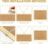 2 Pack Cork Board Bulletin Board, 15.7"X 12" pin Boards for Walls, Oak Wood Finish Frame, Wall Mounted Cork Board for Office Home and School(Pins,...