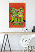 Nickelodeon Teenage Mutant Ninja Turtles - Pizza Wall Poster, 34L" x 22.4W", Premium Poster & Mount Bundle...