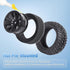Outer Diameter 2.99inch(76mm) 1/10 On Road Touring Car Wheels and Tires 12mm Hex for Traxxas 4Tec 2.0 Latrax Teton Redcat EPX Drift Car HSP Flying...