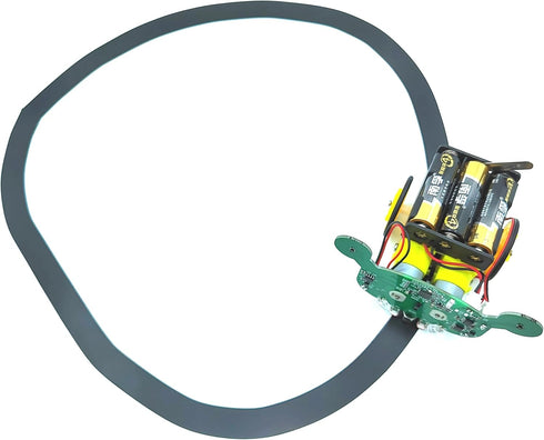 Line Following Robot Kit Smart Robot Assembly Project Kit Obstacle Avoidance Robot with Music DIY Kit Educational Robot Toy, Medium...