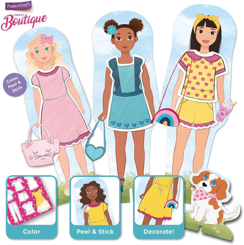 Educational Insights PaperCraft Sweet Boutique, Paper Dolls, Fashion Boutique Toy, Ages 3+...