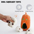 Nocciola 4 PCS Small Dog Toys, Puppy Dog Toys to Keep Them Busy, Durable Plush Dog Toys for Small Medium Size Dogs, Funny Dog Squeaky Toys for Bor...