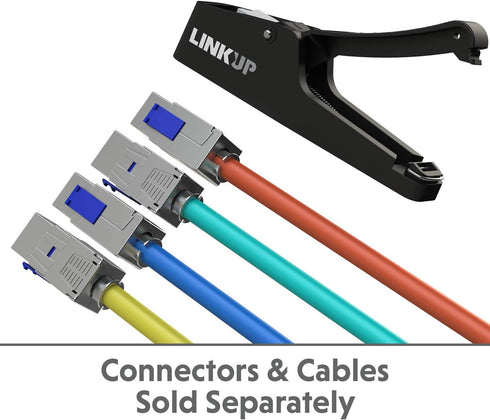 LINKUP - Easy Press Jack Tool for LINKUP Cat8 / Cat6A RJ45 Field Termination | Ethernet LAN Network | for LINKUP Cat8 Keystone Jack Connectors (KS...