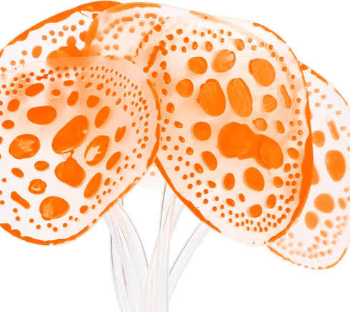 VOCOSTE Soft Silicone Glowing Aquarium Simulation Coral with Sucker, Fluorescence Aquatic Artificial Water Plants for Fish Tank Decoration, Orange...