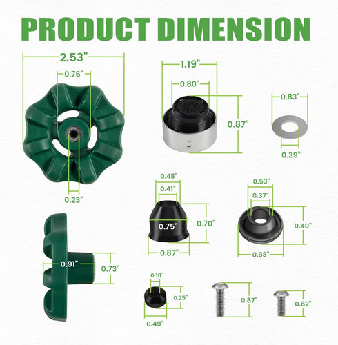 Replace for Prier P-164KT-807 Rebuild Kit P-164KT-807 P-164 Overhaul Kit includes P-164KT-805 Soft-Grip Handle Kit fit for P-164 Original or Diamo...