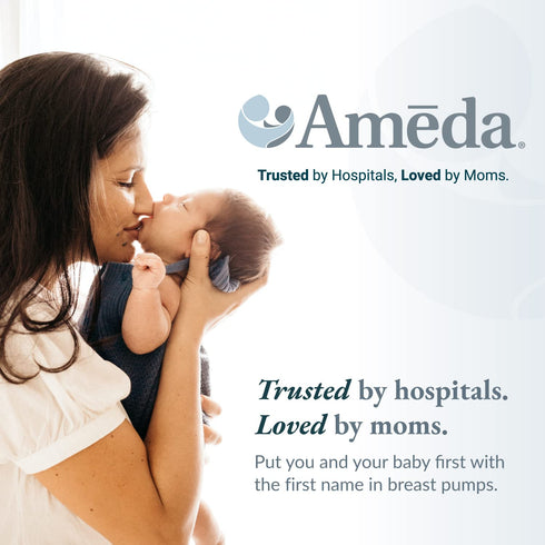 Ameda Pump'N Protect Breastmilk Storage Bag 6oz | 100 Count | Breast Milk Storage Bags for Refrigerator or Freezer | BPA Free | Breastfeeding Esse...