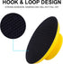 Hook and Loop Hand Sanding Block 5 Inch Mouse and Round Sanding Holder 2 PCS Hand Sanding Pad for Woodworking Hook Backing Sandpaper Holder for Fu...
