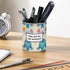 Make Each Day Your Masterpiece Leather Metal Pencil Holder Inspirational Gift Motivational Pen Holder for Desk Office Pen Organizer (Make Each Day...