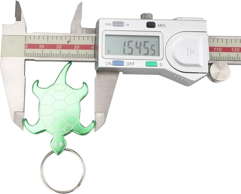 SWATOM Turtle Aluminum Alloy Bottle Opener Keychain Creative Gifts Accessories (1, Green Turtle)...