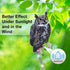 Bird Scarers for Garden, 2Pack Fake Owls to Keep Birds Away Bird Reflective Devices Double Sided Bird Reflectors to Keep Birds Away from Garden Pa...
