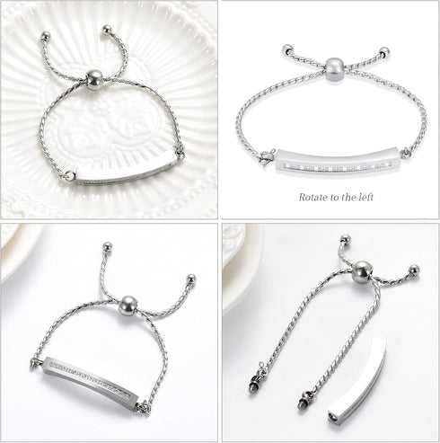 Hearbeingt Memorial Ashes Bracelet,Cremation Jewelry Urn Bracelet for Ashes Adjustable Classic Crystal Keepsake Bangle for Women...