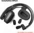TaiZiChangQin Upgrade Ear Pads Ear Cushions Kit Replacement Compatible with VXI BlueParrott B450-XT B650-XT S450-XT Bluetooth Headphone Fabric Ear...