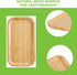 9.84" Small Bamboo Vanity Tray, Bathroom Tray Countertop Organizer Tray for Candle Perfume Soap Dispenser Jewelry Keys, Moso Bamboo...