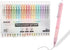 Pastel Gel Pens 20 Pack, Black Ink Pens, 10 Different Pastel Colors, 0.5mm Fine Point Cute Pens for School Office Back to School Supplies by MIVAC...