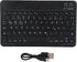 PUSOKEI German Keyboard 10Inch Keyboard German Layout USB Computer Keyboard for Laptops, PC(Black)...