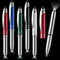 5 Pieces Stylus Pen for Touchscreen Devices Multi-Function Capacitive Pen with LED Flashlight Writing Pens with Ballpoint 3 in 1 Metallic Pens Inv...