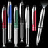 5 Pieces Stylus Pen for Touchscreen Devices Multi-Function Capacitive Pen with LED Flashlight Writing Pens with Ballpoint 3 in 1 Metallic Pens Inv...