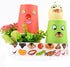 Lependor 600 Pcs Colorful Nose Stickers Labels & 600 Pcs Colorful Mouth Stickers Labels - (Two Rolls)...