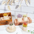 AHANDMAKER 6 Pcs Air Plants Holders, Wood Airplant Holder, Rustic Style Air Plant Container Tillandsia Holder, Air Plant Pots for Displaying Small...