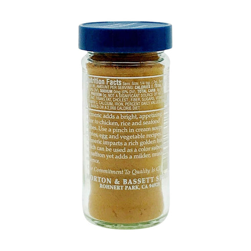 Morton & Bassett Turmeric, 2.4-Ounce Jar...
