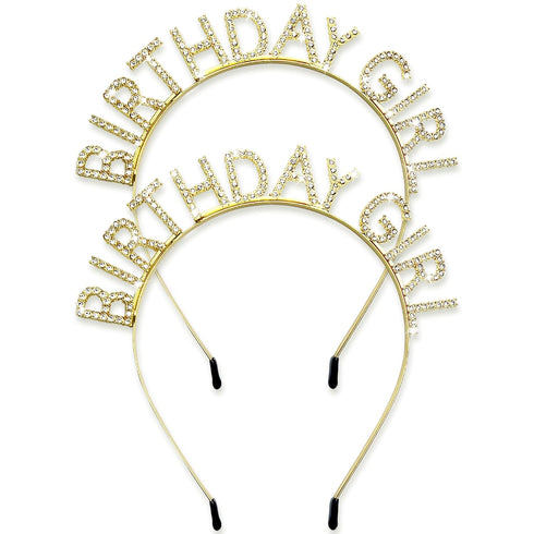 Celebratory Birthday Girl Tiara Headband for Ladies, Women, Girls, Moms, Daughters, Wives, Sisters, Aunts, Grandmothers, and Female Friends...