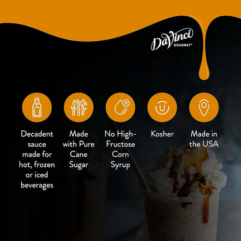 DaVinci Gourmet White Chocolate Sauce, 64 Fluid Ounce (Pack of 1)...
