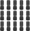 Drip Irrigation Fittings for 1/2 inch Irrigation Tubing(0.60"-0.63" OD), 15 Pieces End Plug Barbed Connectors, End Caps Plastic Plug Nuts for 1/2"...