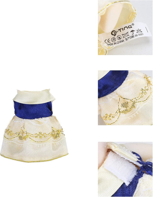E-TING Elegant Couple Suit and Dress Set for 3-Inch Figure...
