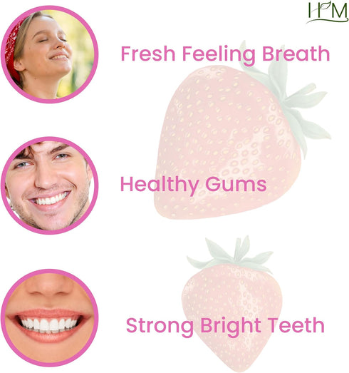 HM - Smile Clear Concentrated Alcohol Free Mouthwash, Dental Care-Smart Ingredients,for Bad Breath, whitening Teeth,Healthy Gums. (Strawberry Pack...