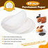 HIWARE 8 Inch Non-stick Springform Pan with Removable Bottom - Leakproof Cheesecake Pan with 50 Pcs Parchment Paper...