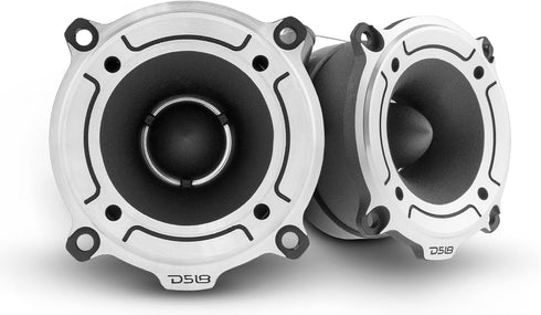 DS18 PRO-TW120 Super Bullet Tweeter in Silver 3" Aluminum Frame and Diaphragm 240W Max 120W RMS 4 Ohms Built in Crossover - PRO Tweeters are The B...