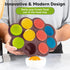 Silicone Baby Food Freezer Tray with Clip-on Lid - 2oz x 10 Pods Baby Food Silicone Freezer Molds, Breast Milk Freezer Tray, Dishwasher, Microwave...