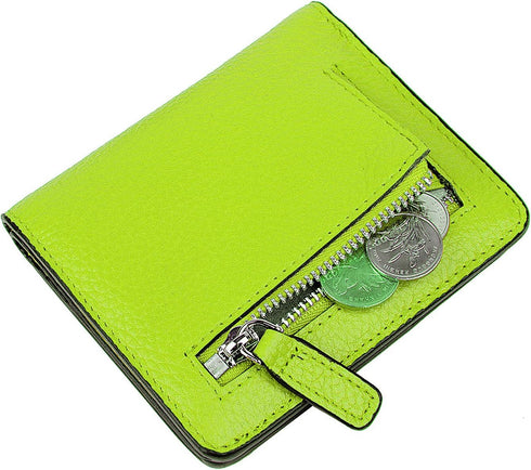 AINIMOER Small Leather Wallet for Women, Ladies Credit Card Holder RFID Blocking Women's Mini Bifold Pocket Purse...