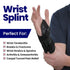Carpal Tunnel Wrist Brace Night Support - Wrist Splint Arm Stabilizer & Hand Brace for Carpal Tunnel Syndrome Pain Relief Compression Sleeve for F...