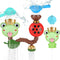 Bath Toys for Kids Ages 1-3 ,Bath Tub Toys for Toddlers 1 2 3 4 5 6 Years Old, Baby Bath Spin Wall Toys, Frog Bath Toys, Fill and Flow Pipe Water ...