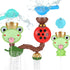 Bath Toys for Kids Ages 1-3 ,Bath Tub Toys for Toddlers 1 2 3 4 5 6 Years Old, Baby Bath Spin Wall Toys, Frog Bath Toys, Fill and Flow Pipe Water ...