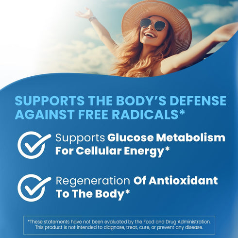 Doctor's Best Alpha-Lipoic Acid 150, Helps Support Glucose Metabolism and Regenerate Antioxidants* Non-GMO, Gluten Free, Vegan, Soy Free, 150mg, 1...