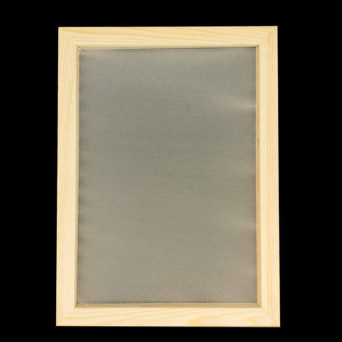 Worown A5 Size Paper Making Screen, Natural Wooden PaperMaking Mould, 7.5 x 10 inch Wooden Paper Making Frame for DIY Paper Craft and Dried Flower...
