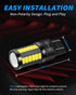 Yorkim 7440 Led Bulb Bright White Lights, T20 Led Bulb, 7443 7441 Led Bulbs, W21W Lights, 7444 Bulbs for reverse/backup/brake light - 5730 33 SMD ...