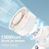 Portable Handheld Fan, Speed(1-100) Adjustable Turbo Mini Portable Fan, 4000mAh Battery Rechargeable Small Handheld Fan, Personal Mini Fan with Di...
